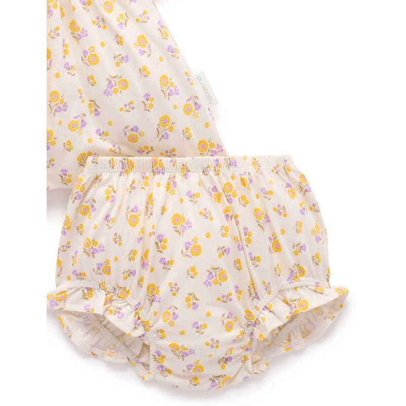 Purebaby Floral Bloomer Set image number 2